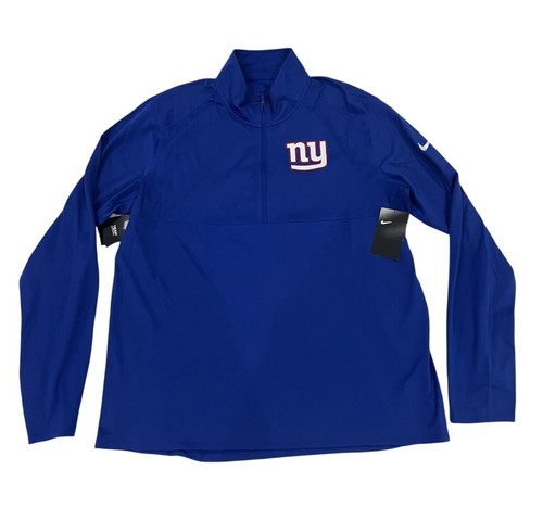 Nike New York Giants Half-Zip Pullover Jacket Blue N025-4EW Men Sz XL NWT