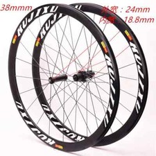 700C Telaio Altezza 38mm Anteriore 2 Posteriore 4 Cuscinetti Mozzo Bici Strada Set Ruote 20 24H