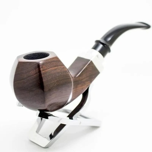 1pcs Portable Smoking Pipe Smoking Pipes Ebony Wood Pipe Vintage Tobacco Gift