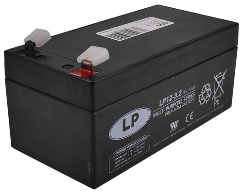 Batterie LANDPORT NSA LP12-3,2 T1 12V 3,2 Ah, 134x67x60mm Standby Akku, USV VRLA - Afbeelding 5 van 8