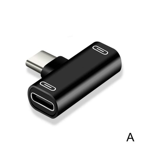 2 in1 Dual USB-C Type-C Splitter Adapter to Headphone FAD6 For Android B🌞 - Picture 9 of 20