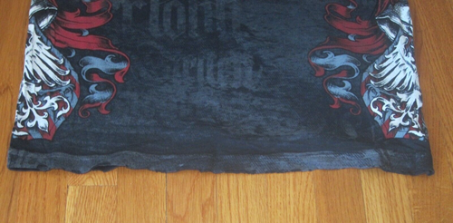 AFFLICTION Signature Series GEORGES ST-PIERRE Rush All Over tat T Shirt Medium - Picture 10 of 11
