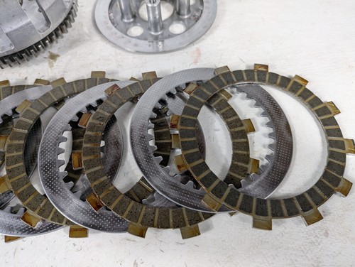 1993 Kawasaki KX125 KX 125 Clutch Basket Inner Outer Pressure Friction Plates - Bild 7 von 13