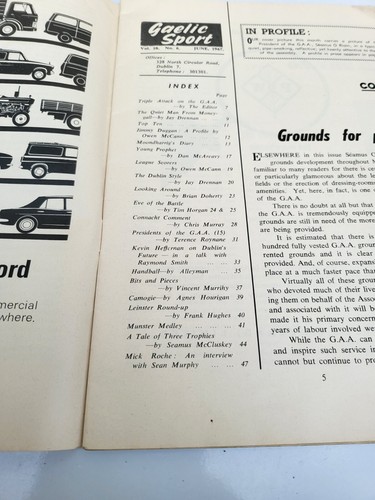 GAA June 1967 'Gaelic Sport ' magazines - various issues ... Football Hurling - Picture 5 of 5