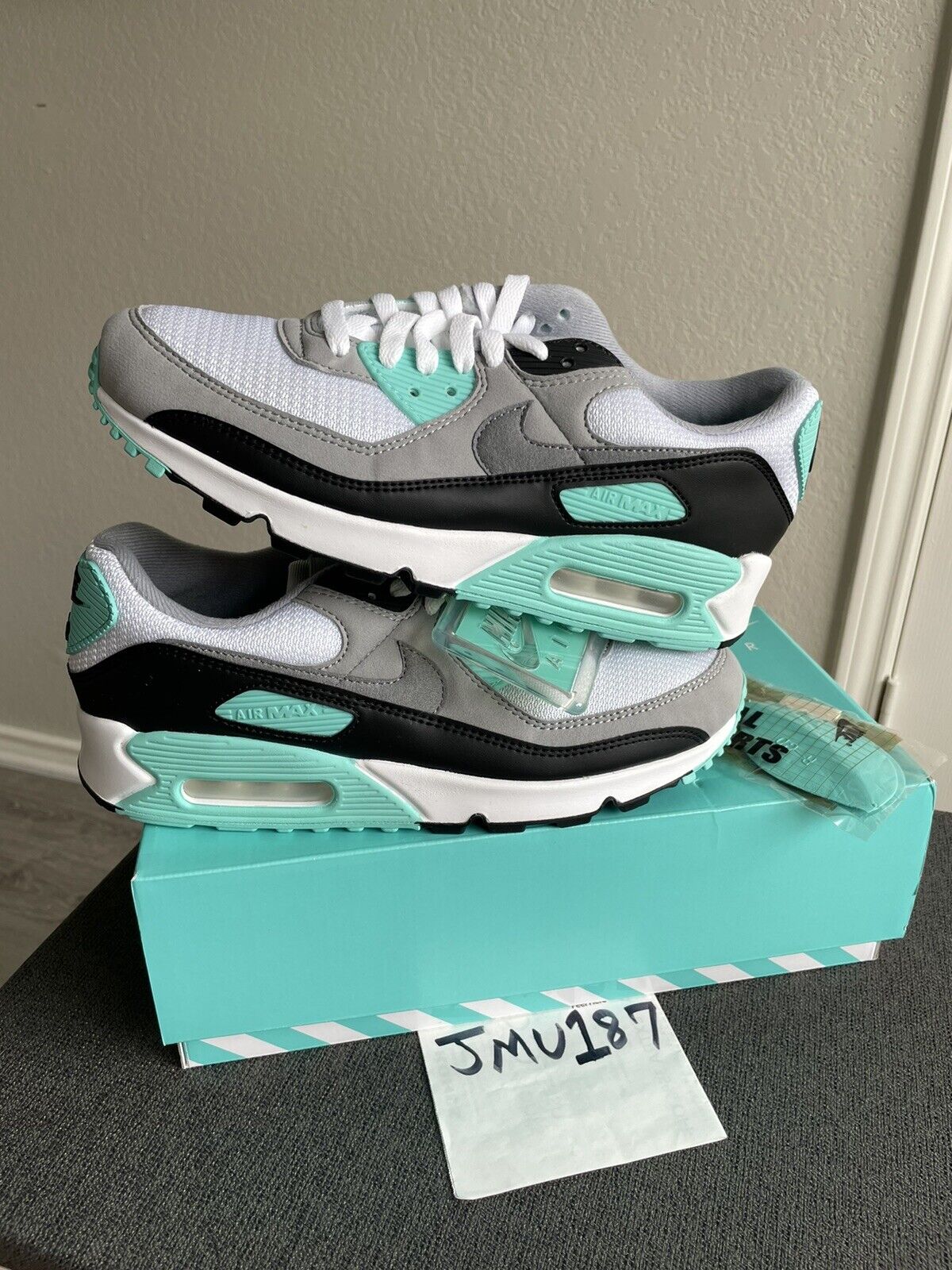 DS Nike Air Max 90 Recraft Turquoise 8 Retro 2020 new supreme con OG box aj rare
