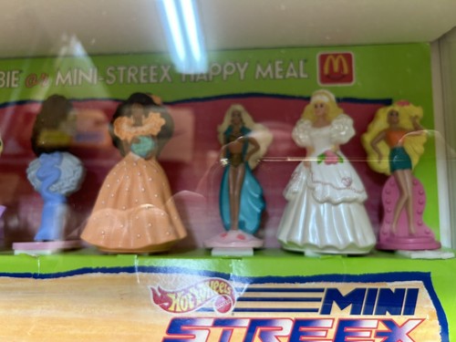 Barbie Hot Wheels Mini-Streex III McDonald’s Happy Meal Display 1992 Complete! - Picture 6 of 10