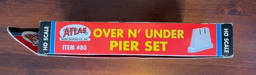 Atlas #80 Over and Under Graduated Pier Set - HO Scale Open Box - Picture 3 of 4