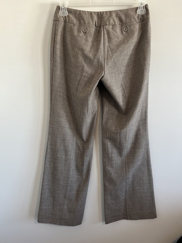 Apt. 9 Dress Pants Womens 4P Tan Curvy Fit Poly Rayon Stretch Comfort Career - Picture 2 of 4