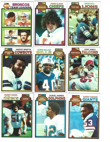 1979 Topps Football Cards Complete Your Set 251-528 - Picture 233 of 240