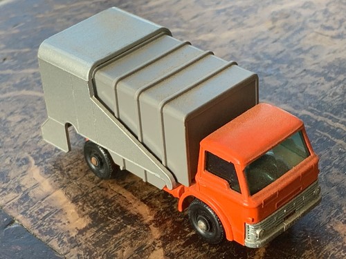  Vintage Matchbox Lesney No 7 Ford Refuse Truck orange - kostenloser Versand im Vereinigten Königreich