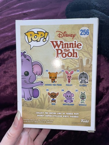 Funko Pop! Disney: Winnie the Pooh - Heffalump Purple Chase #256 New In Box - Picture 3 of 7