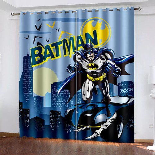 Zasłony do sypialni Oczko Marvel Batman Decor 05 Dostosuj rozmiar / tekst Ochrona przed promieniowaniem UV - Zdjęcie 3 z 6