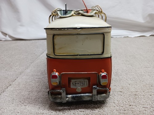 Vintage 70's VW Volkswagen METAL Van Replica Surfboards Beach Decor Surf Culture - Picture 8 of 15