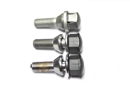 FOR VOLVO WHEEL NUT BOLT COVERS LOCKING CAPS XC90 XC60 XC40 V60 S80 S90 V90 GREY - Picture 6 of 12