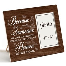 Memorial Gifts Wood Picture Frame In Memory Of Loved One Gifts Sympathy Gifts Fo