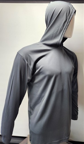 Long Sleeve Safety Shirt With Hoodie, Polyester Birdeye Mesh/Hoodie shirt - Picture 38 of 41