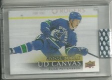 2018-19 U.D. Clear Cut Sealed Elias Pettersson   Canvas Rookie Debut #RD-2 Mint