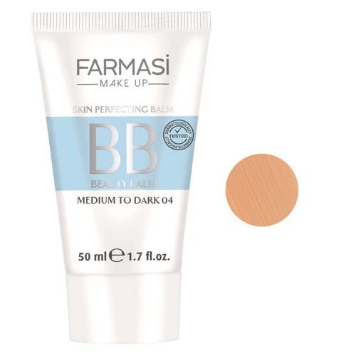 FARMASI - MAKE UP - HAUT PERFEKTIONIERENDE BB CREME #04 MITTEL BIS DUNKEL (7 in 1) 50 ML - Bild 1 von 5