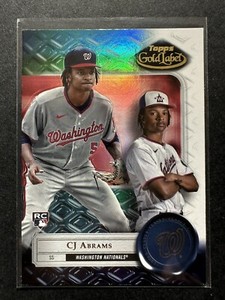 2022 Topps Gold Label Base Class 3 #38 CJ Abrams - Washington Nationals Rookie