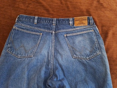 Wrangler, Rugged Wear Red Fleece Lined Jeans Men's Measures 38x32 Used - Picture 12 of 15