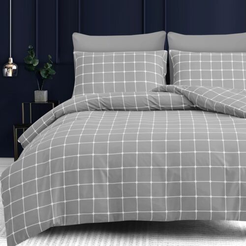 Duvet Cover Set King Size Luxury Reversible Quilt Cover Bedding Set Double - Picture 278 of 504