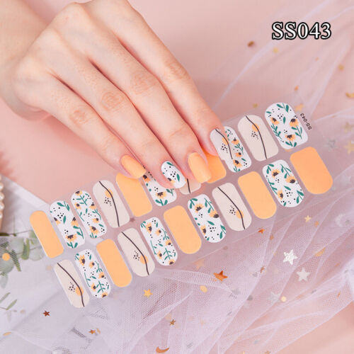 Selbstklebender Full Cover Nagelsticker Nail Art Nagelsticker Nageldeko   - Bild 4 von 35