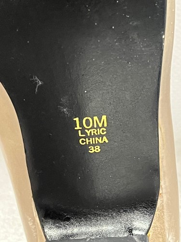 Impo Size 10M Lyric Tan Block Heels - Picture 6 of 6