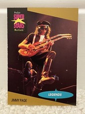 1991 Pro Set Musicards Super Stars #18 Jimmy Page
