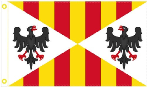 3X5 KINGDOM OF SICILY ENSIGN CREST FLAG BANNER W/ GROMMETS - Picture 1 of 3