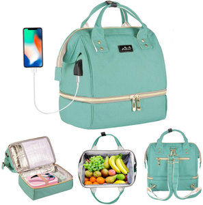 mint green diaper bag