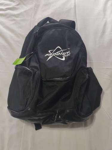 Prodigy Disc Golf Bag NWT Black Backpack Holds up to 24 Discs Lots Of Pockets - Picture 2 of 15