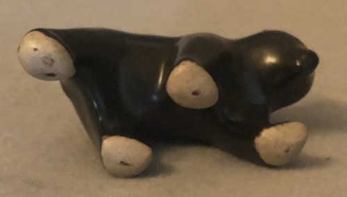 Antike indianische Bärenfigur 4,5"" x 3"" Inuit, möglicherweise - Bild 6 von 6