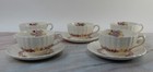 Vintage Copeland Spode "Rose Briar" Set of 5 Cup and Saucers Made In England