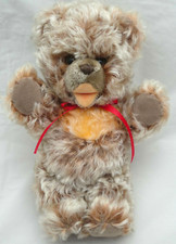 Steiff Zotty Teddy Bear 1970s Mohair Plush Bendy 32cm 12.5in no ID Vintage
