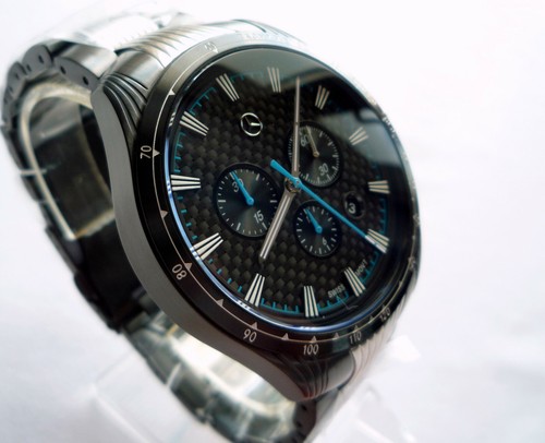 Mercedes Benz AMG DTM Motorsport Racing Carbon Car Accessory Chronograph Watch - Picture 7 of 12