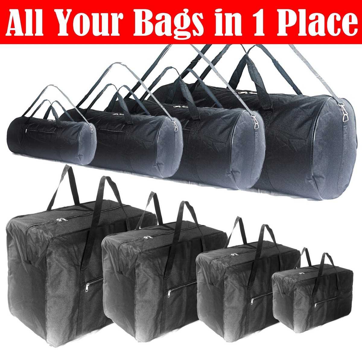 Luggage Travel Duffle Bag Maletin Roll Bag 30, 50, 70, 100