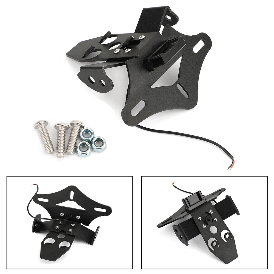 Motorcycle Rear License Plate Holder Bracket For Honda CBR1000RR 2008-2016 US A Foto 4 de 4