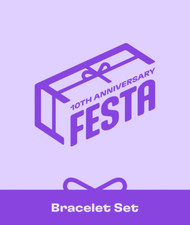 BTS 2023 10TH ANNIVERSARY FESTA OFFICIAL MD BRACELET SET