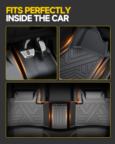 Floor Mat Liners 8 Seats For Chevrolet Suburban GMC Yukon XL 2021 2022-2024 - Picture 3 of 7