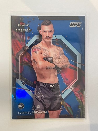 UFC Topps Finest 2024 - Rare Inserts & Autographs - Pick your card! - Picture 35 of 38
