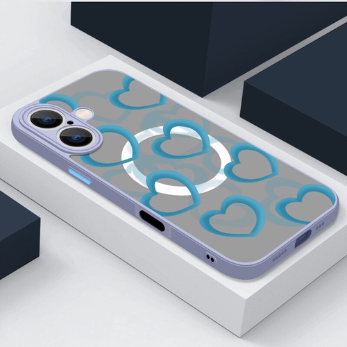 For iPhone 16 Pro Max 15 14 13 12 11 Shockproof Magnetic Hybrid Heart Case Cover - Picture 17 of 22