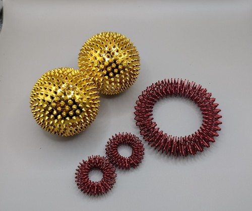 Akupressur Set 5 teilig, 2x Ringe 1x Armband 2x Akupressurkugeln DBT Skills - Bild 44 von 60