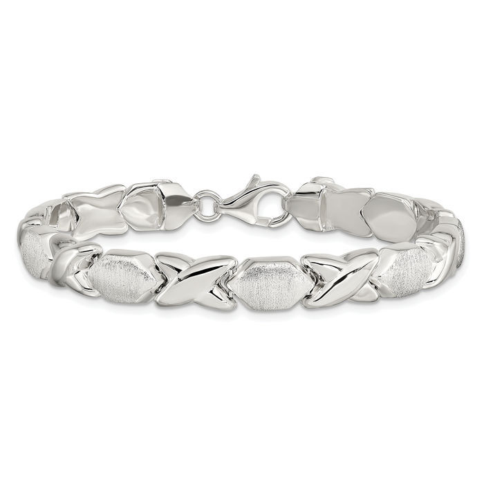 925 Sterling Silver Hearts Kisses Hugs Chain Bracelet | eBay 925 Sterling Silver Hearts Kisses Hugs Chain Bracelet | eBay