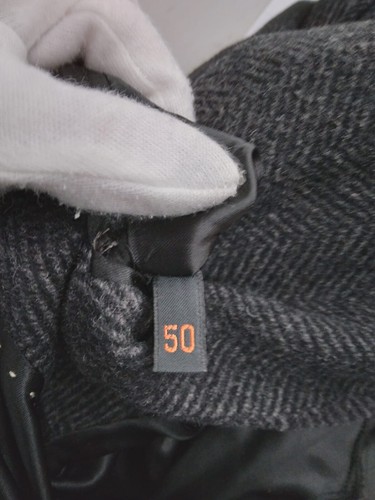 NICK NAME cappotto in misto cachemire usato uomo man Tg 50 grigio XYC962L - Picture 5 of 8