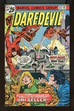 1976 Marvel, " Daredevil " # 133, 1st Mind-Wave & Uri Geller appears, VF, BX96