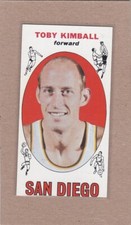 1969-70 TOPPS BASKETBALL TOBY KIMBALL ROOKIE #39 ROCKETS EX+ *A37510