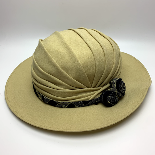 Beautiful Jacques Vert Wedding Hat Biege Mother Of The Bride 57cm - Picture 8 of 13