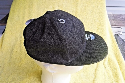 TOTALMENTE NUEVO ZOO YORK LANA SINTÉTICA/CUERO LAGARTO (LOOK) INUSUAL ESTILO BÉISBOL GORRA SOMBRERO - Imagen 9 de 13