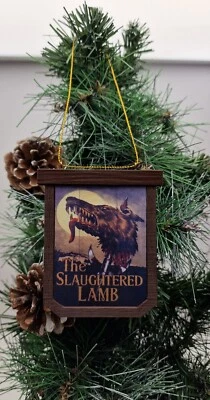 LEGION GIFTS Christmas tree decoration American werewolf in London pub sign slaughtered lamb