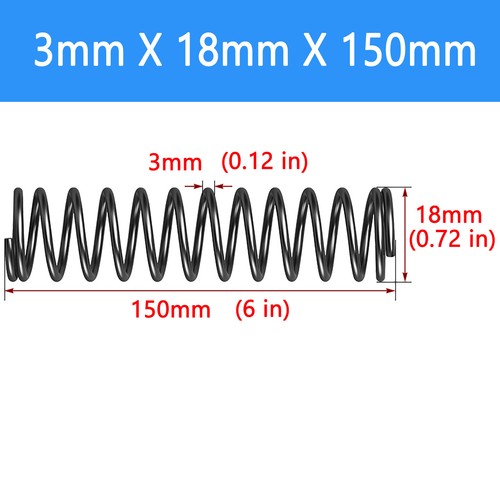 Springs Compression springs Extension spring Blank Wire diameter 1.2mm 3mm - Picture 168 of 192